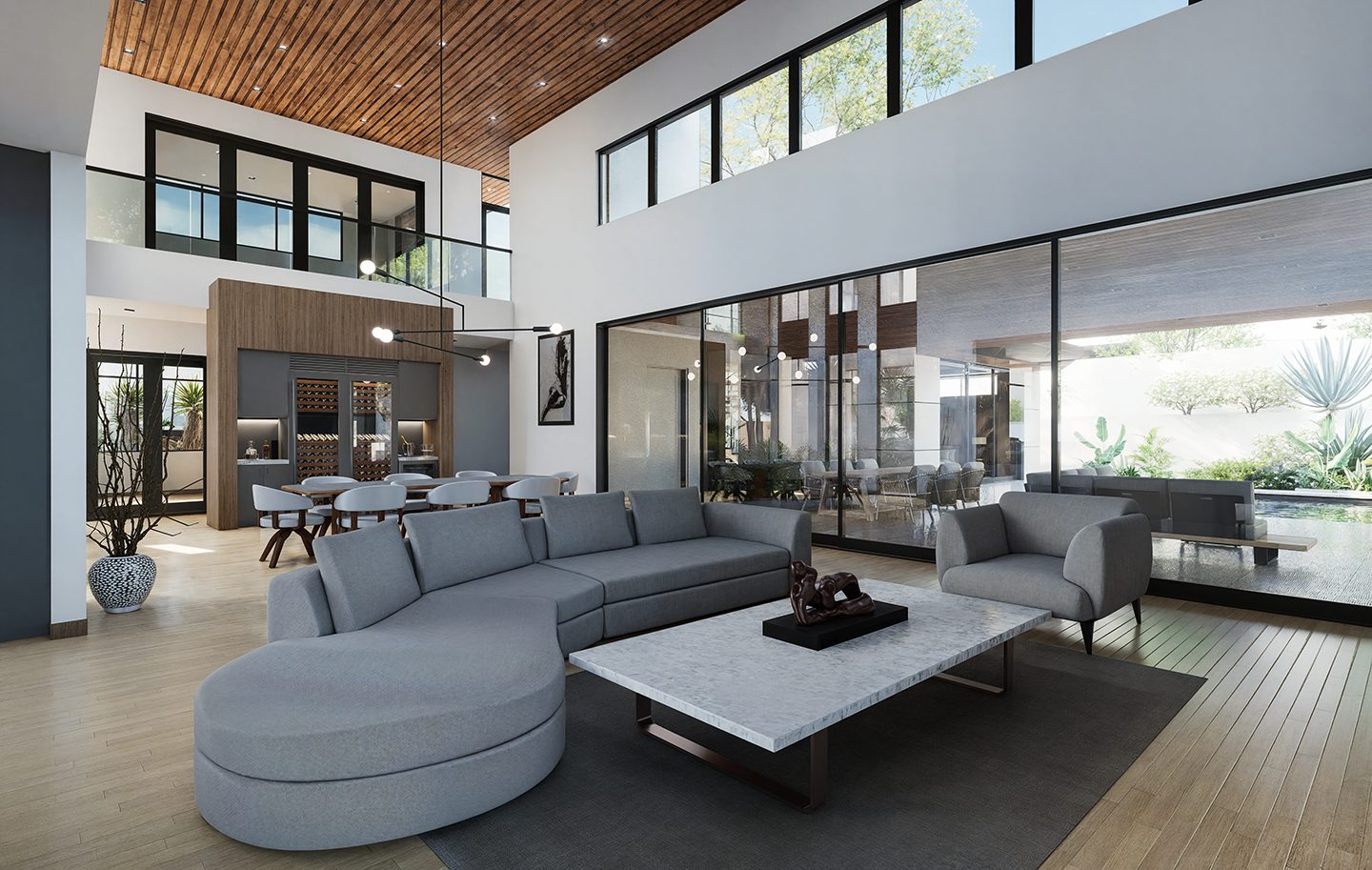 Modern Arizona luxury home interior